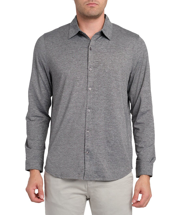 Zachary Prell Grey Performance Shirt