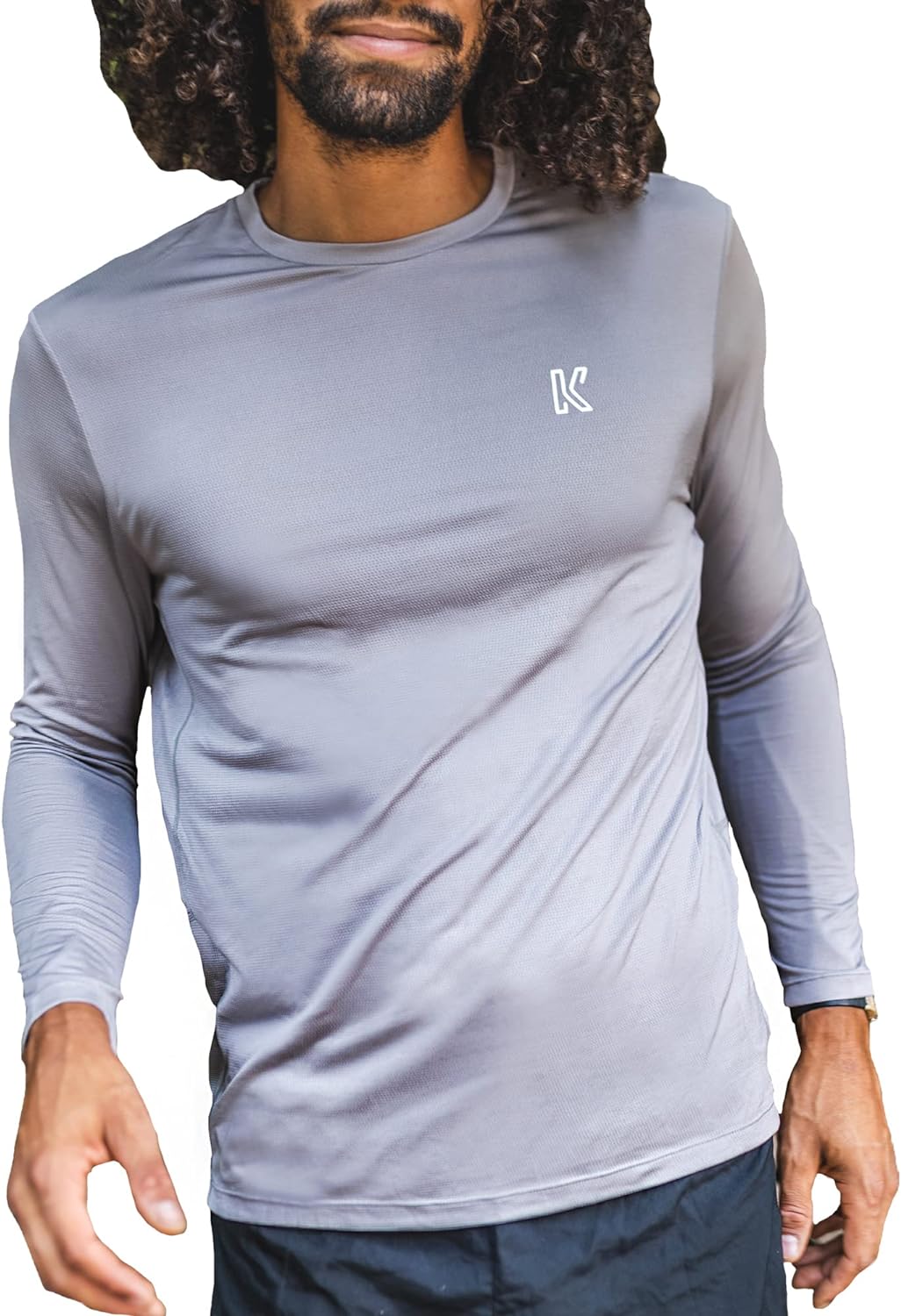 Brand Partner,Koup, Koup Light Grey Performance Anti-Odor Tech Tee, Grey, Small-38-TagS