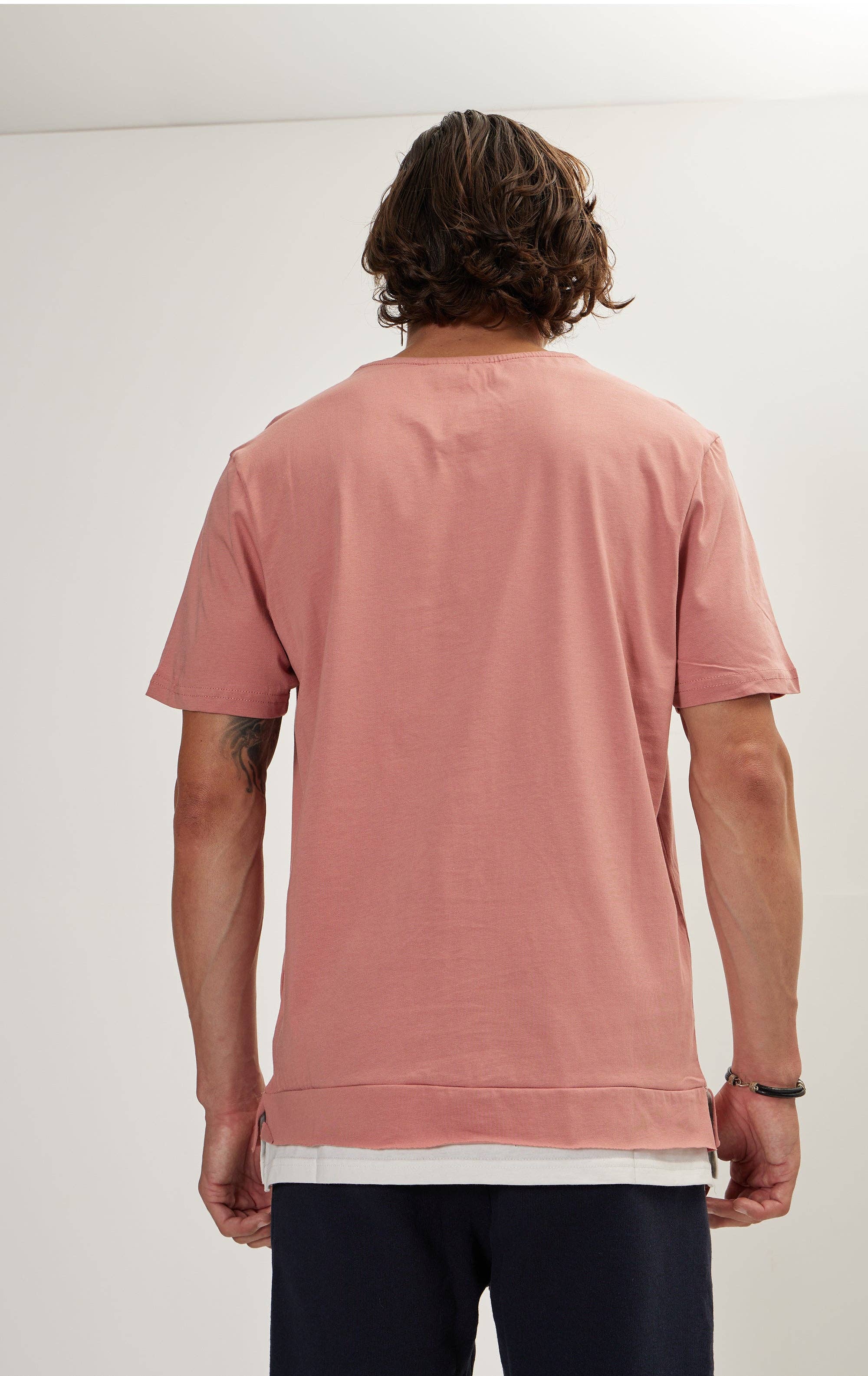 Faire,RNT 23, RNT 23 Pink Pure Cotton Tee, Pink, Large-43-TagL