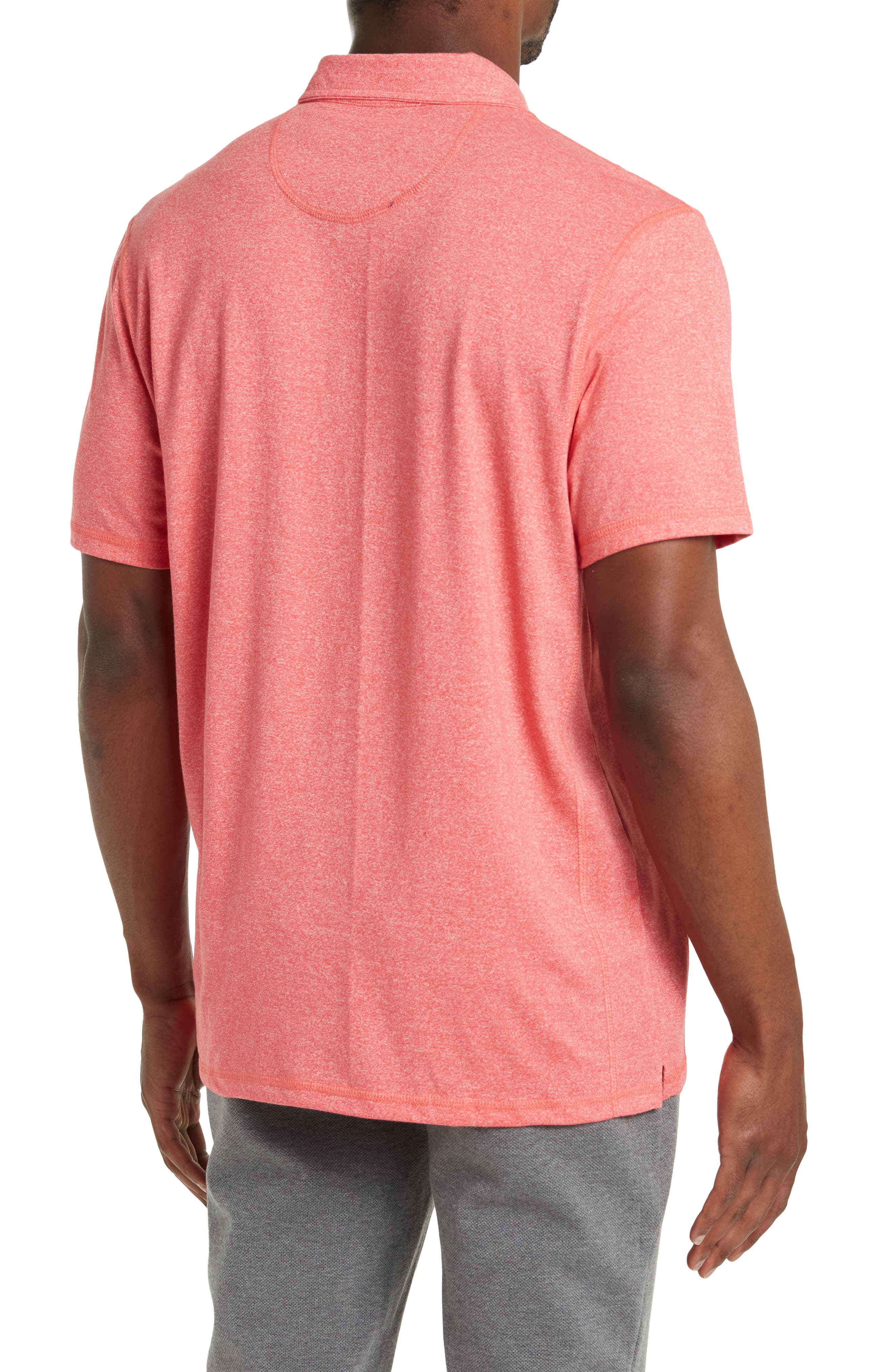 Nordstrom Rack,English Laundry, English Laundry Vivid Red Heather Knit Polo, Red, Small-39-TagS