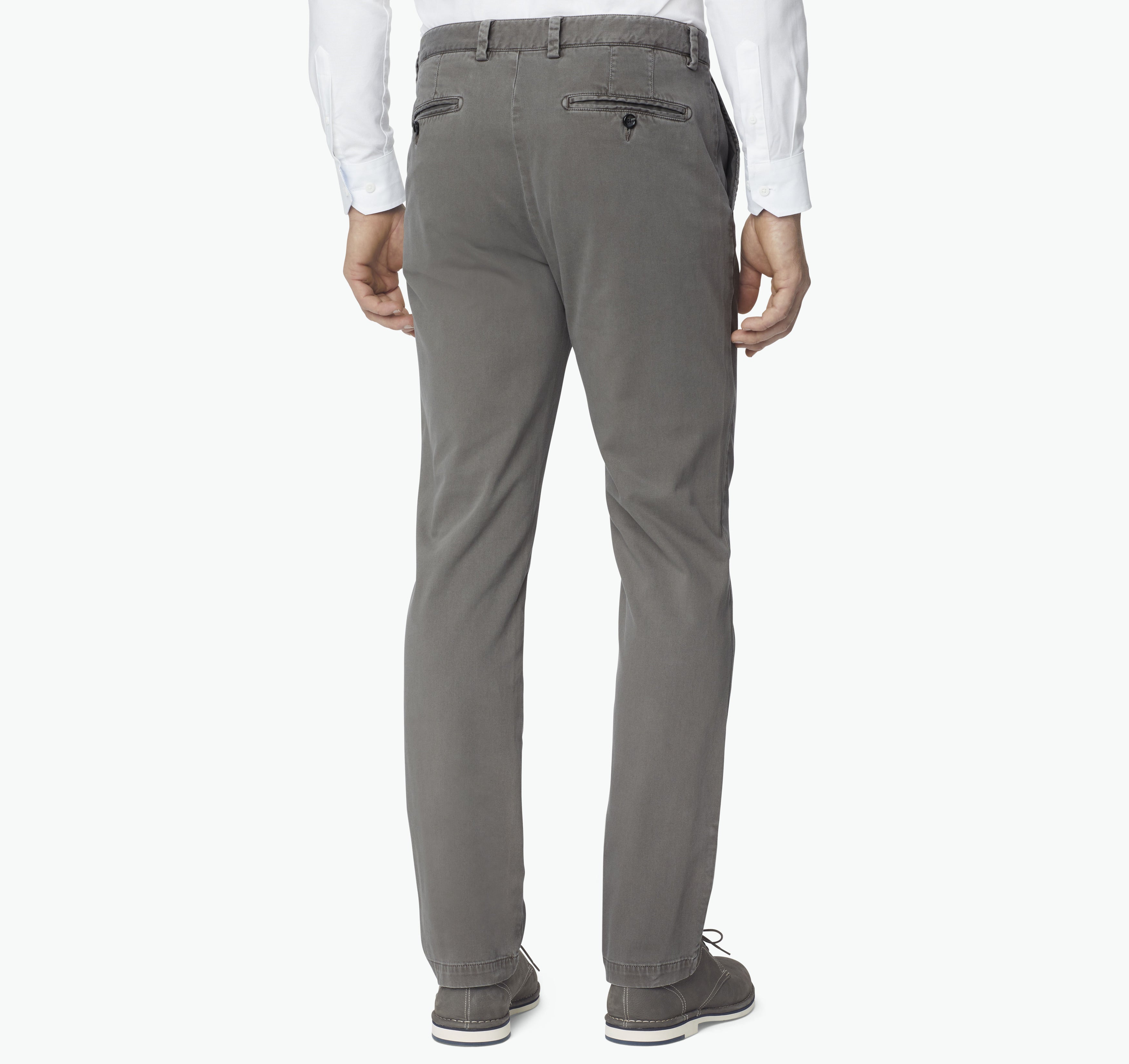 Wholesale,Johnston & Murphy, Johnston & Murphy Grey Washed Straight Leg Chino, Grey, 32W-32L-Tag30