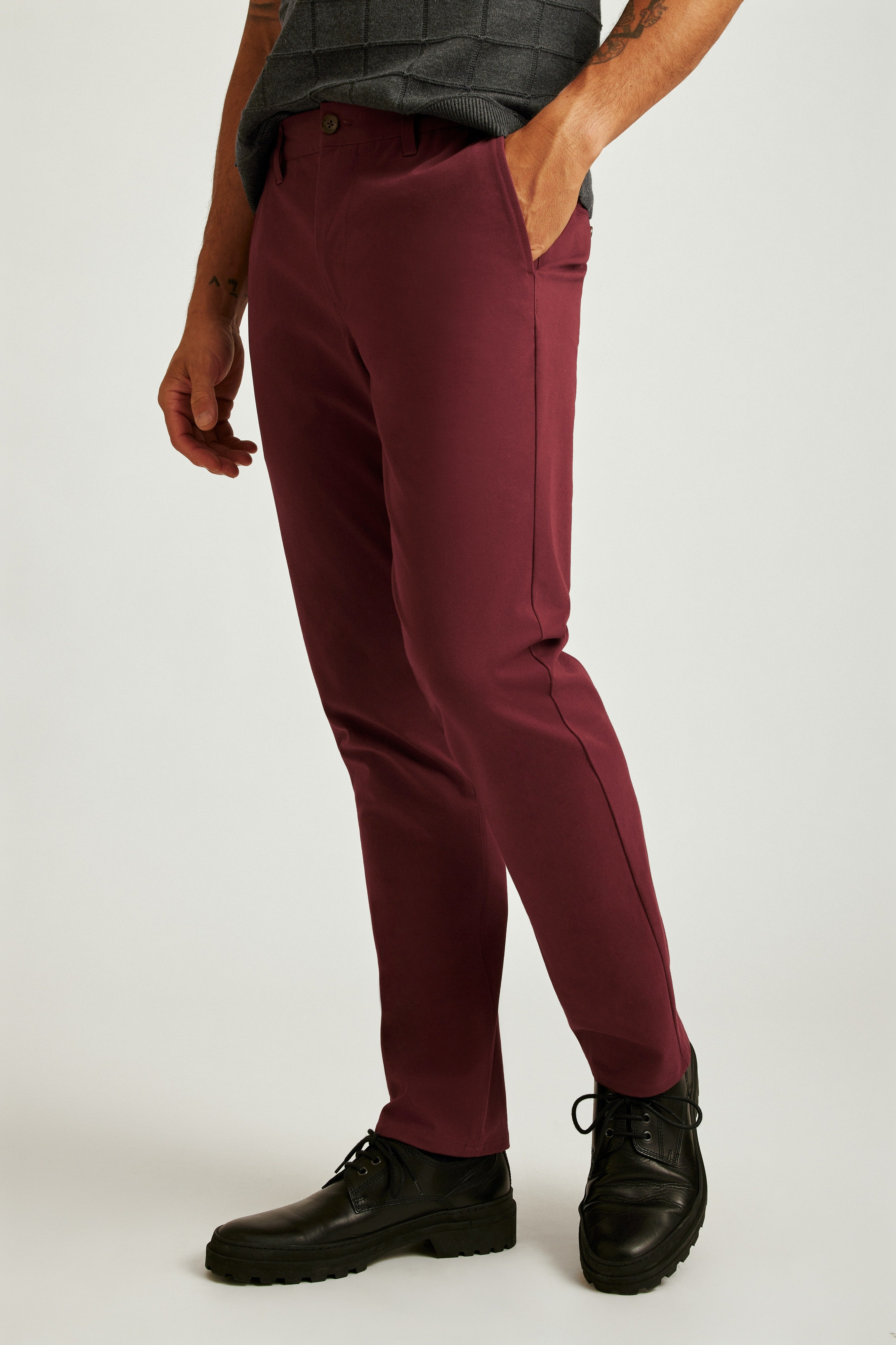 Wholesale,Bonobos, Bonobos Dark Red Slim Stretch Washed 2.0 Chino  Pants, Red, 36W-30L-Tag36