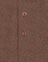 R2 Amsterdam Brown 4-Way Stretch Long Sleeve Button Up Shirt