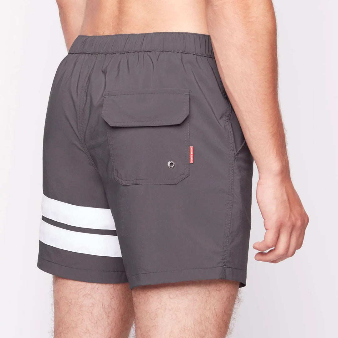 Wholesale,Public Beach, Public Beach Grey Performance Stripe 6