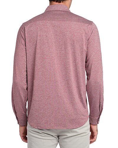 Other,Zachary Prell, Zachary Prell Burgundy Performance Shirt, Red, Small-40-TagS