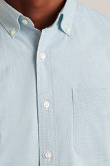 Bonobos Blue Texture Stretch Long Sleeve Shirt