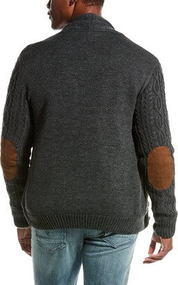 Other,American Stitch, American Stitch Grey Casual Knit Cardigan with Elbow Patch, Grey, Extra Large-46-TagXL