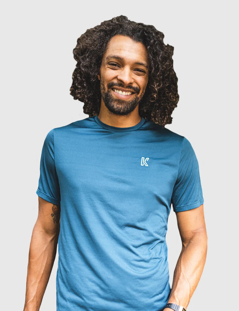Brand Partner,Koup, Koup Teal Performance Anti-Odor Tech Short Sleeve Tee, Blue, Extra Extra Large-50-TagXXL