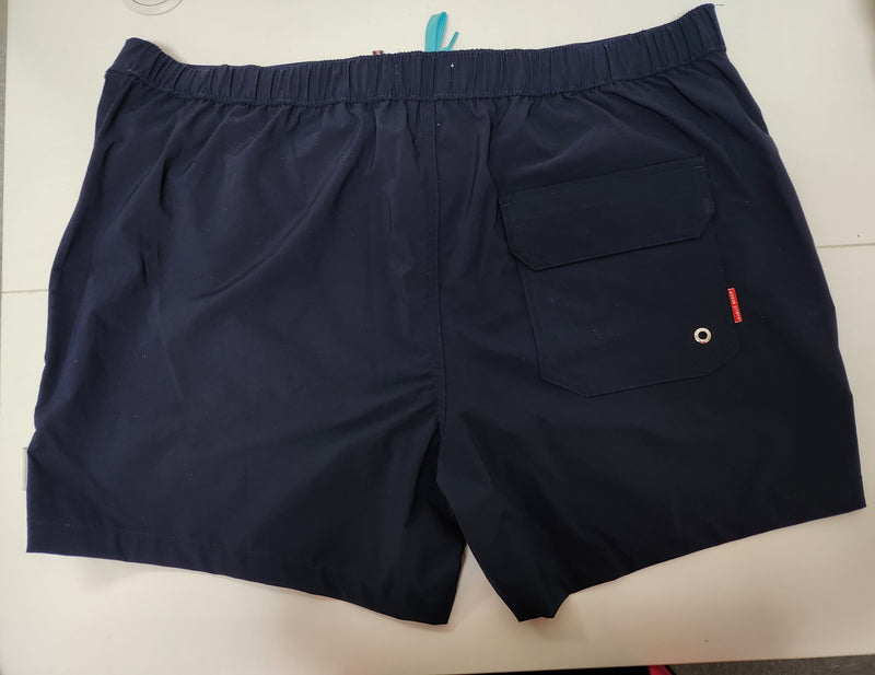 Public Beach Navy The Riviera Short 5" with Compression Liner