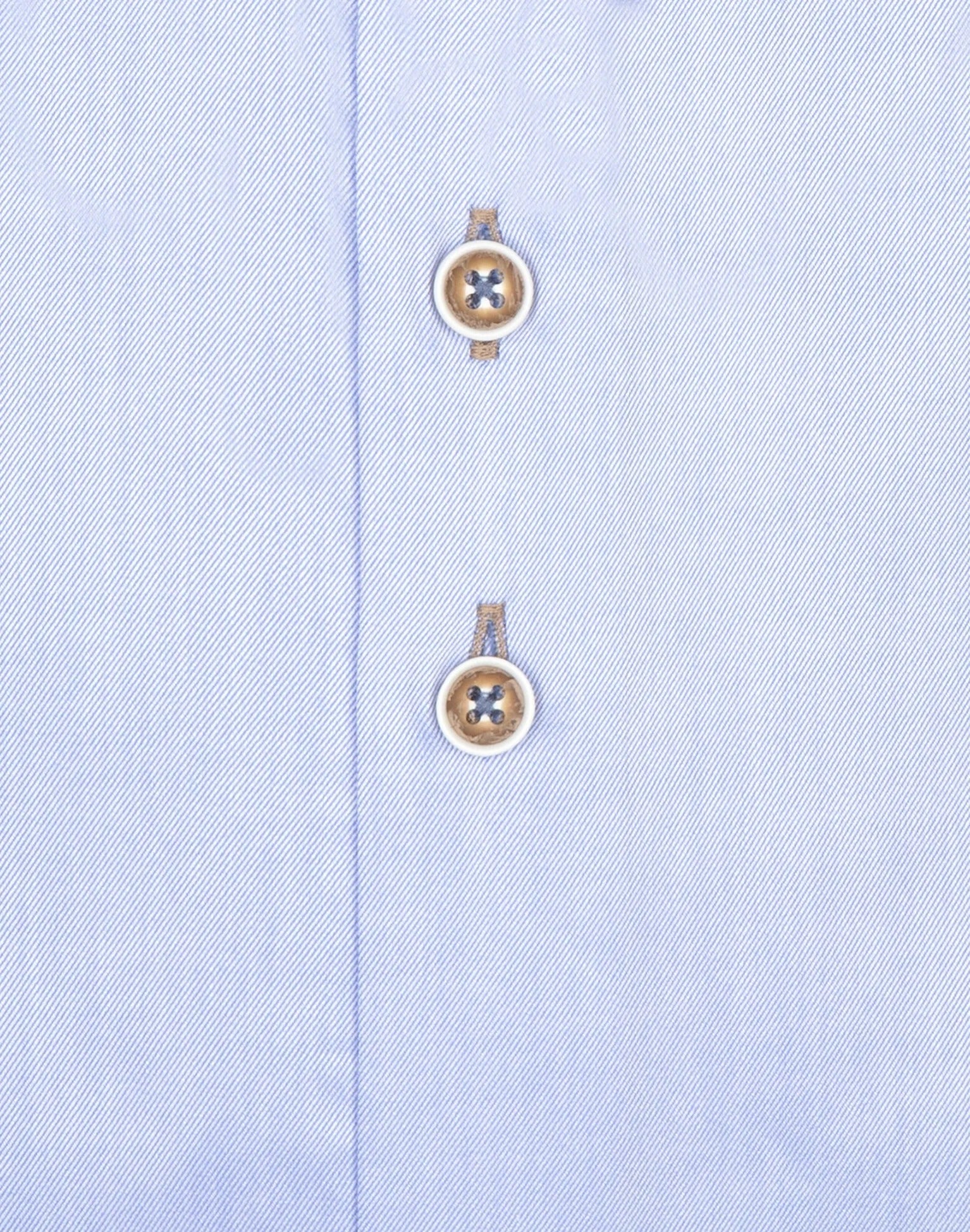 Brand Partner,R2 Amsterdam, R2 Amsterdam Light Blue 2 PLY Long Sleeve Button Up Shirt with Blue and Beige Print Contrast, Blue, Extra Large-50-Tag44