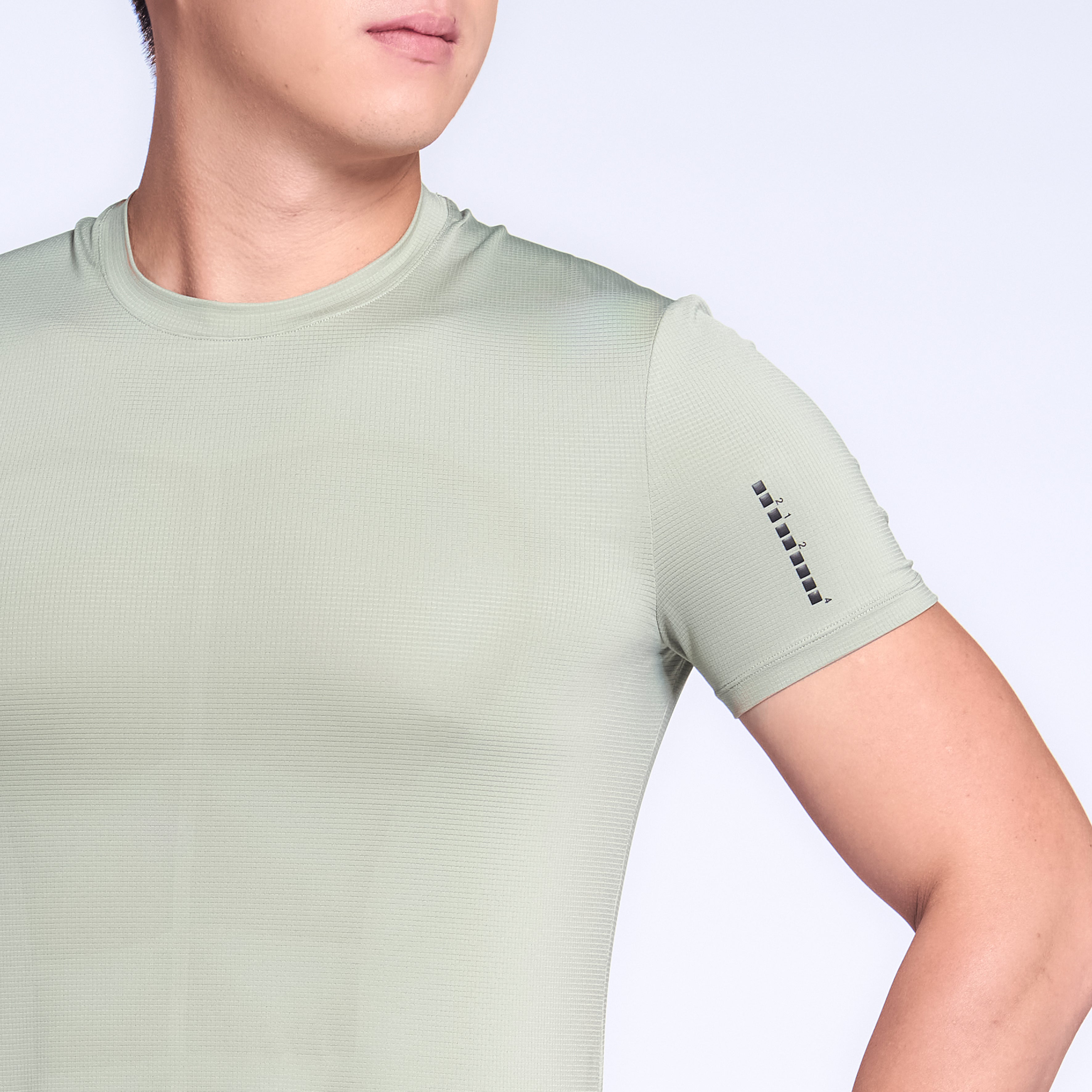 Brand Partner,2124Fit, 2124Fit AERODRY Green Performance Tee, Green, Large-46-TagL
