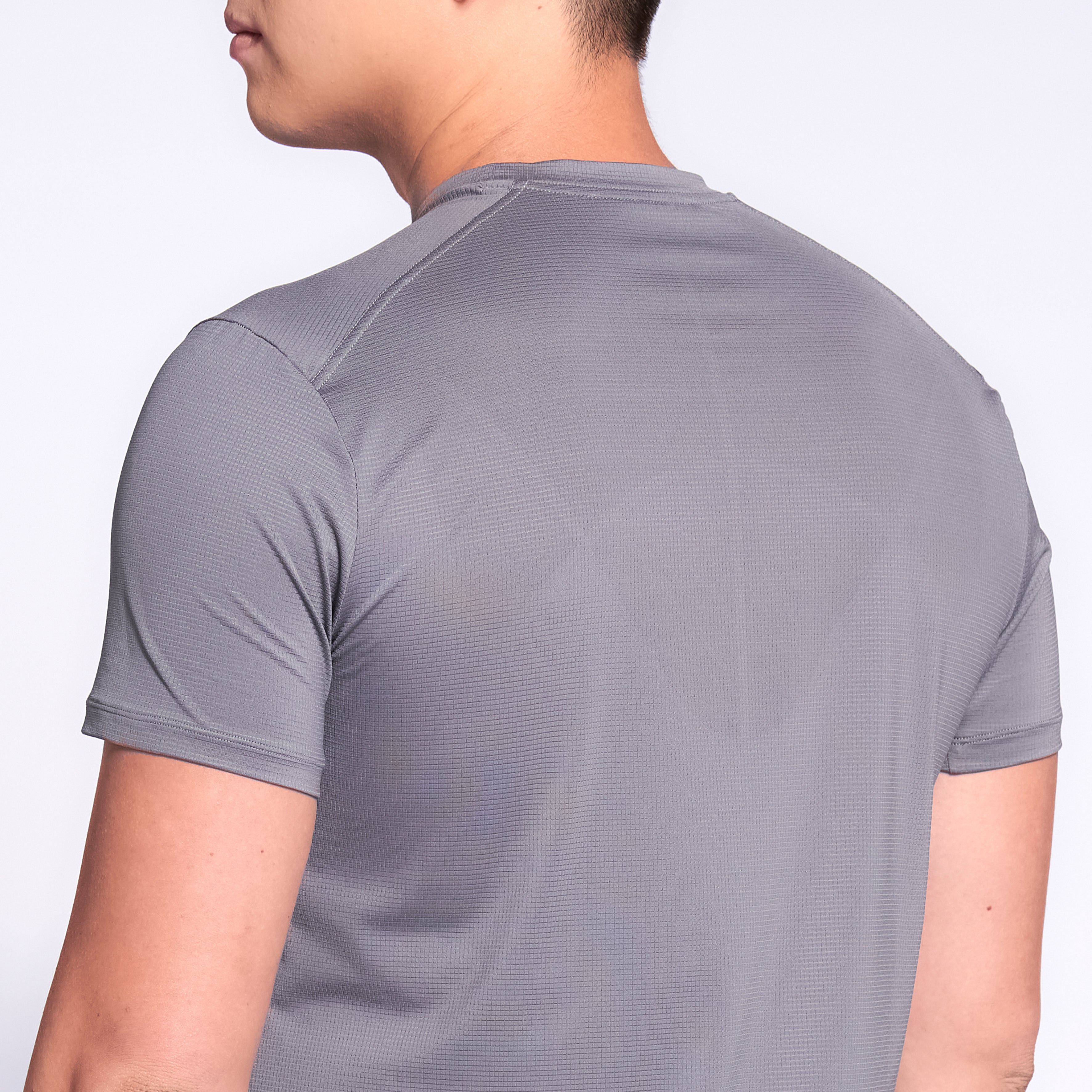 Brand Partner,2124Fit, 2124Fit AERODRY Grey Performance Tee, Grey, Medium-40-TagS