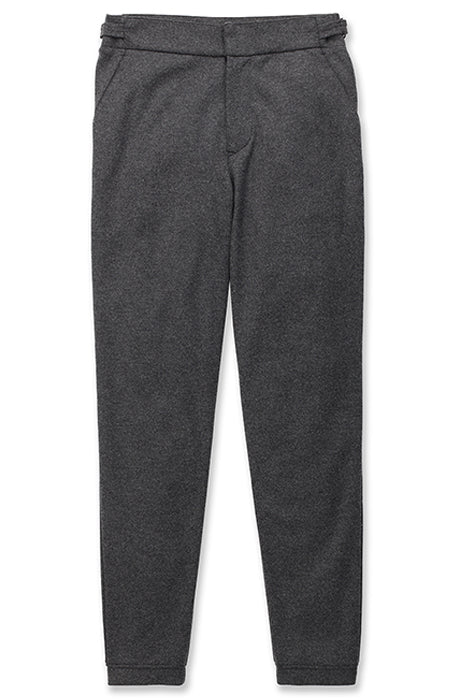 Otrium,APL, APL Charcoal Grey Slim Fit Wool Joggers, Grey, 36W-31L-TagXL