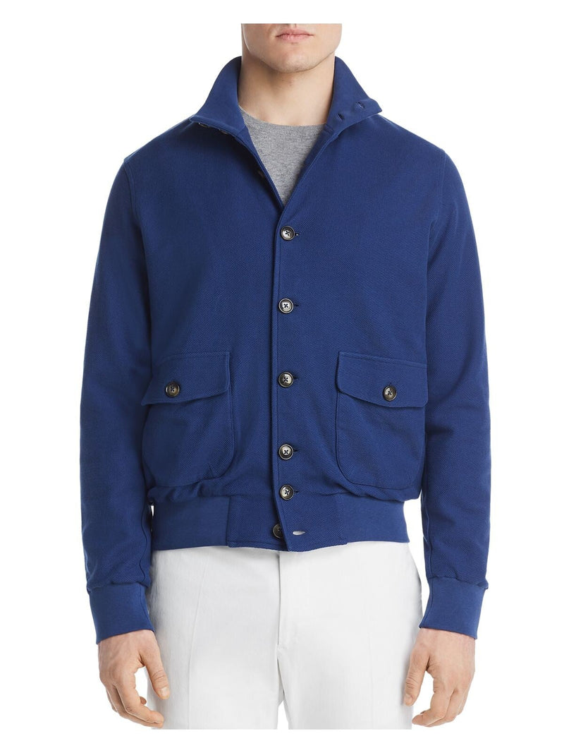 Dylan Gray Blue Button-up Jacket