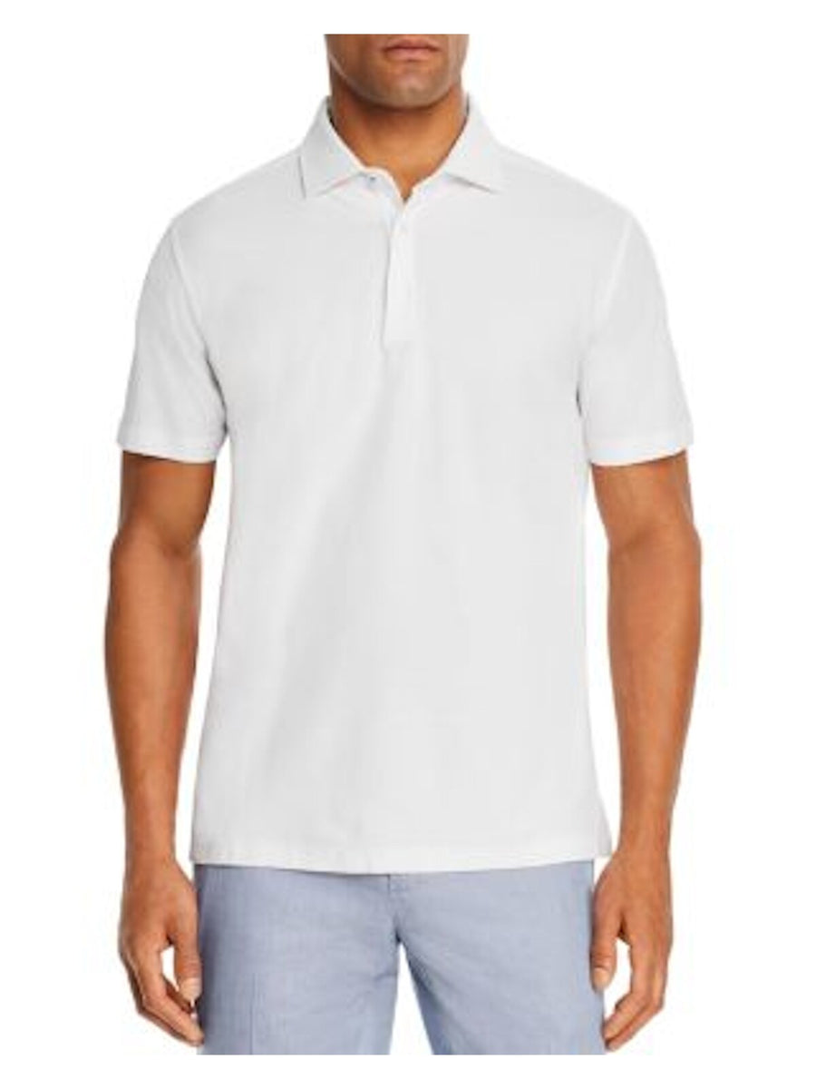 Bobbi + Bricka,Dylan Gray, Dylan Gray White Short Sleeve Polo Shirt, White, Medium-39-TagM