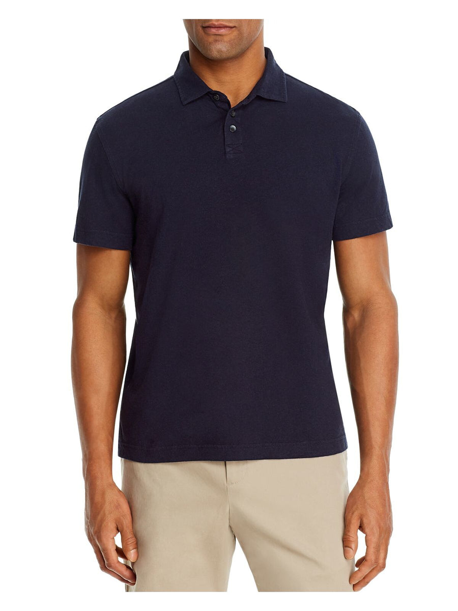 Bobbi + Bricka,The Mens Store, The Mens Store Blue Navy Short Sleeve Polo Shirt, Blue, Small-39-TagS