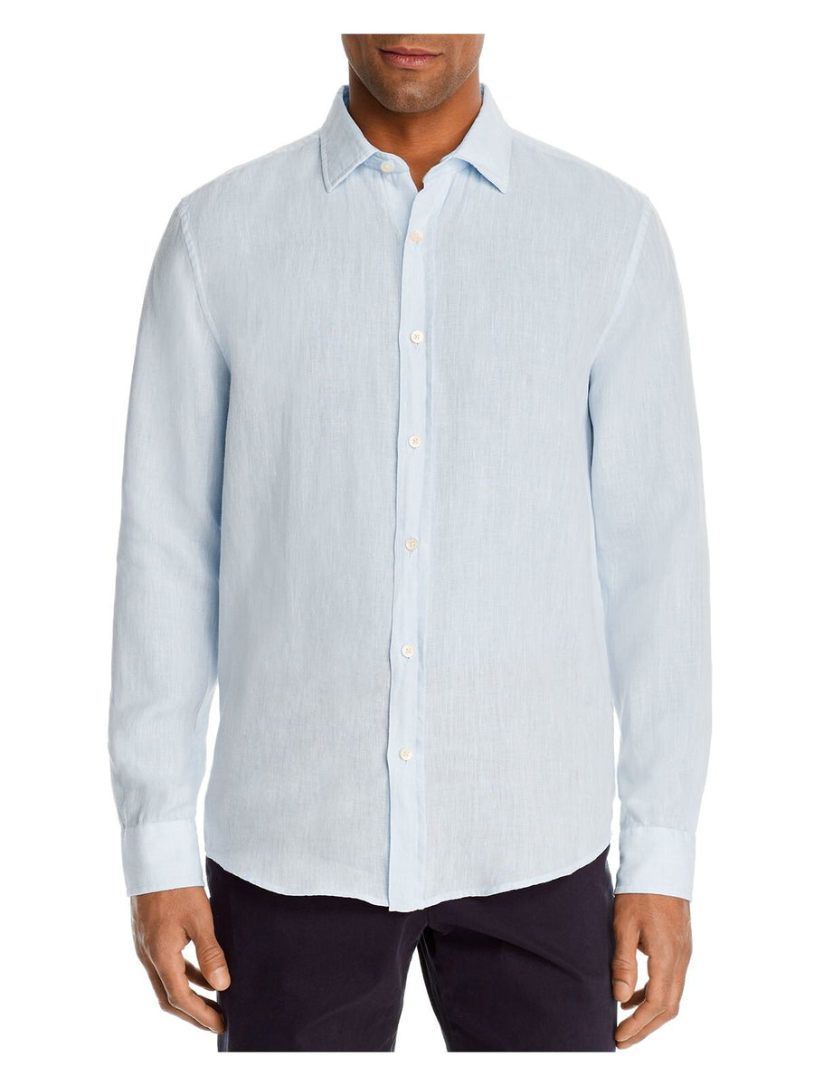 Bobbi + Bricka,The Mens Store, The Mens Store Light Blue Button Up Shirt, Blue, Extra Large-50-TagXL