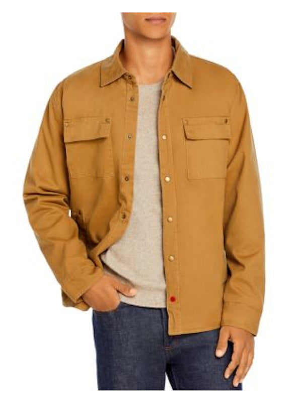 BLANK NYC Carmel Brown Heavyweight Jacket With Two Front Chest Pockets