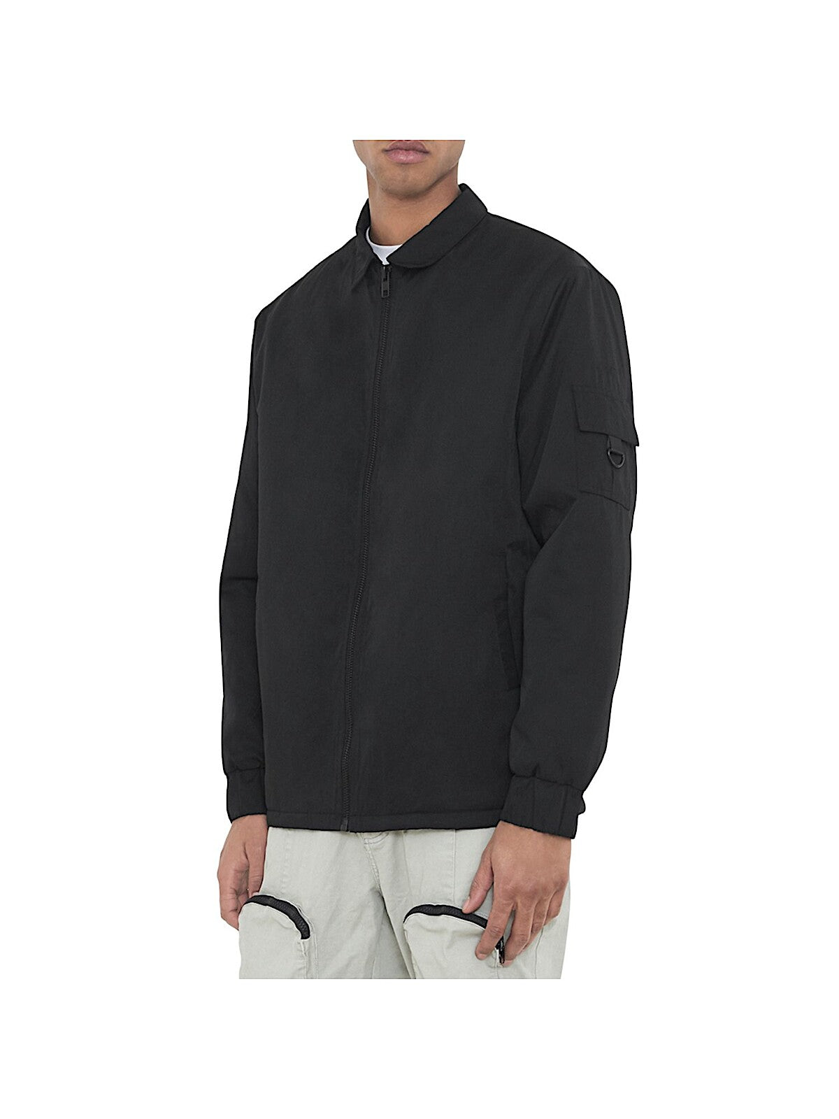 Bobbi + Bricka, Nana Judy Black Zip Up Jacket, Black, Large-48-TagL