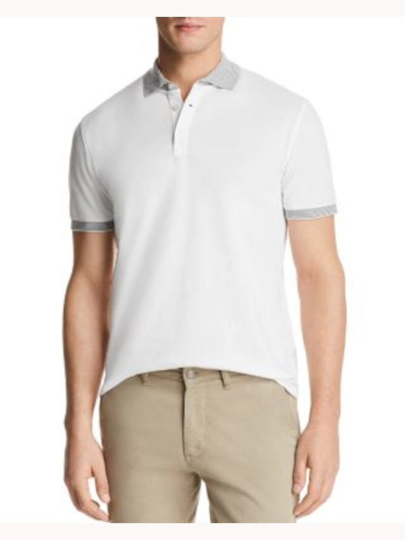 The Mens Store White Short Sleeve Polo