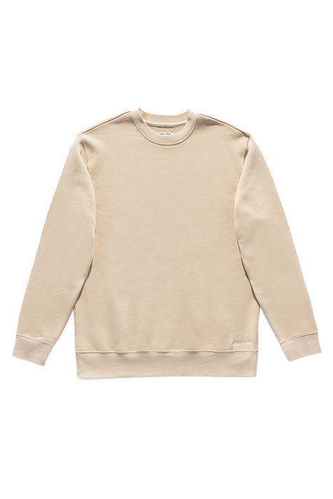Otrium,Banks Journal, Banks Journal Cream Oversized Long Sleeve Crewneck Sweater, Cream, Large-52-TagL