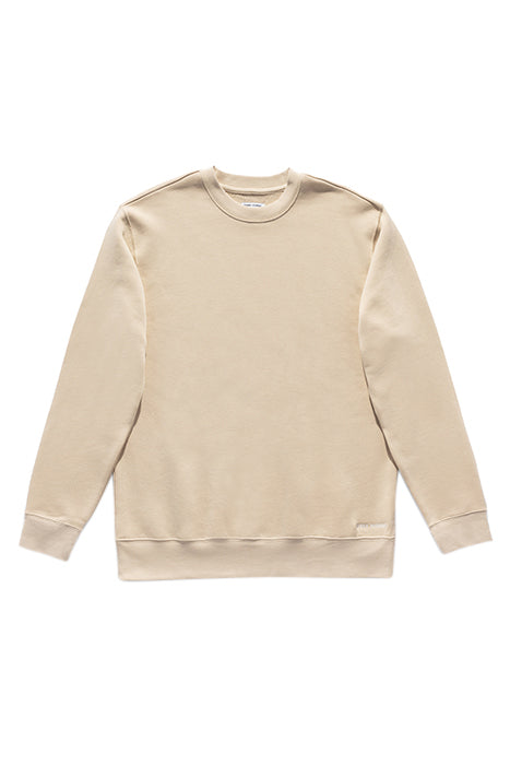 Banks Journal Cream Oversized Long Sleeve Crewneck Sweater