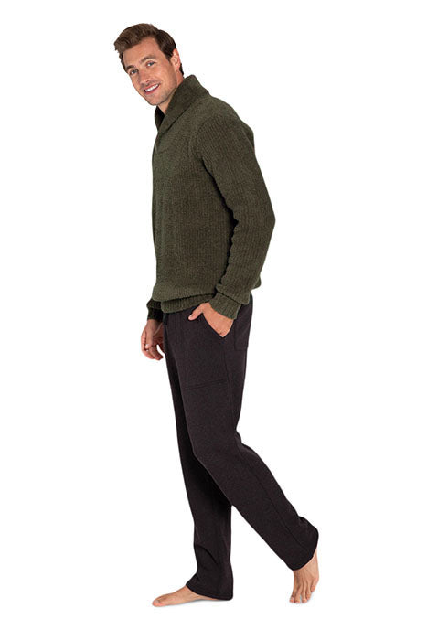 Otrium,Barefoot Dreams, Barefoot Dreams Dark Brown Cozychic Lite Shawl Collar Pullover, Brown, Medium-45-TagM