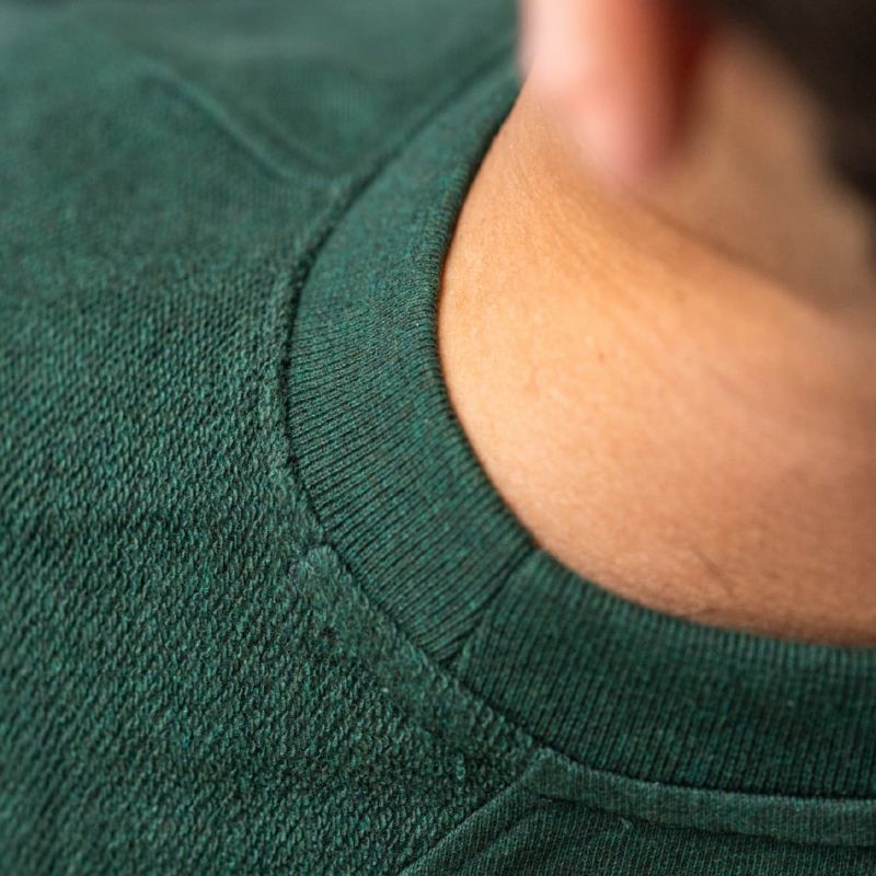 Faire,Billy Belt, Billy Belt Dark Green Crewneck Sweatshirt, Green, Extra Large-49-TagXXL