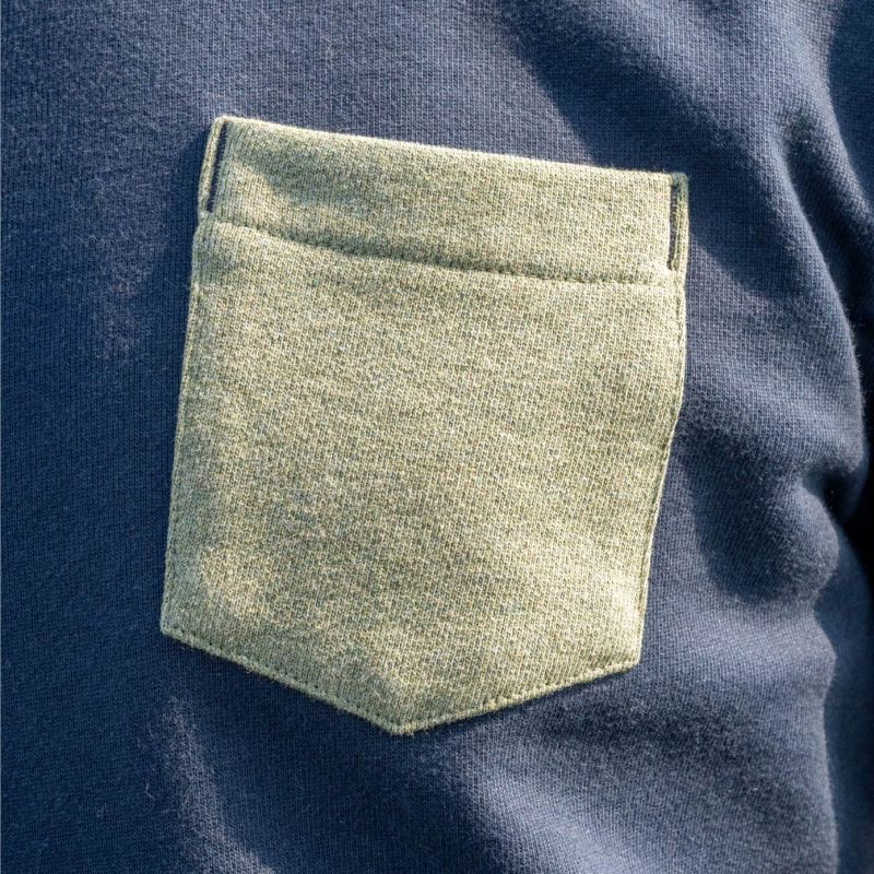 Faire,Billy Belt, Billy Belt Navy Blue Crewneck Sweatshirt, Blue, Large-43-TagL