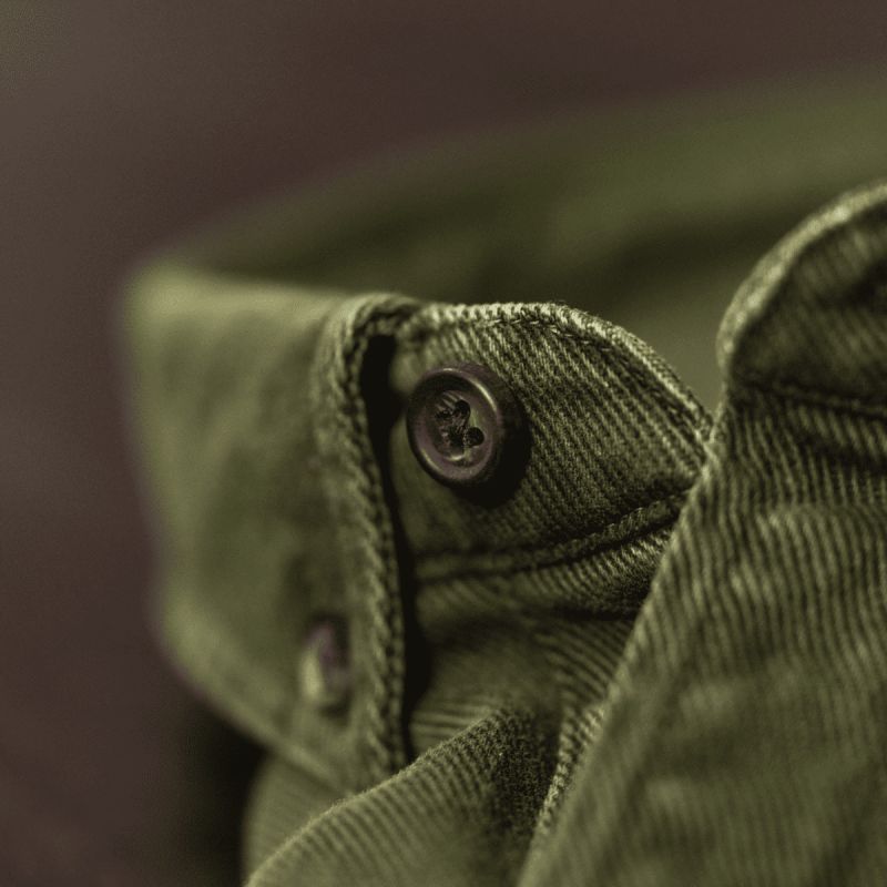 Faire,Billy Belt, Billy Belt Olive Green Overshirt, Green, Small-40-TagM