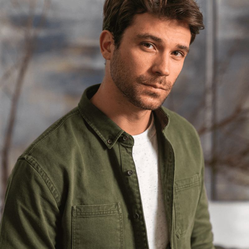 Faire,Billy Belt, Billy Belt Olive Green Overshirt, Green, Small-40-TagSLarge-47-TagXLExtra Large-46-TagXLLarge-44-TagLMedium-44-TagLSmall-41-TagSMedium-41-TagM