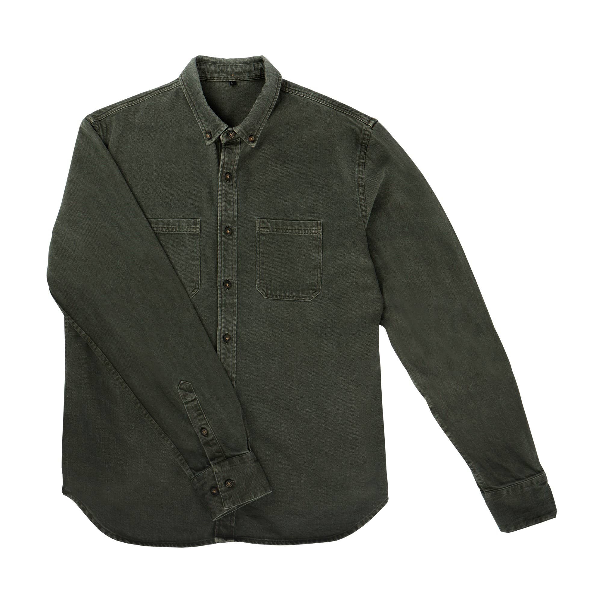 Faire,Billy Belt, Billy Belt Olive Green Overshirt, Green, Small-40-TagM