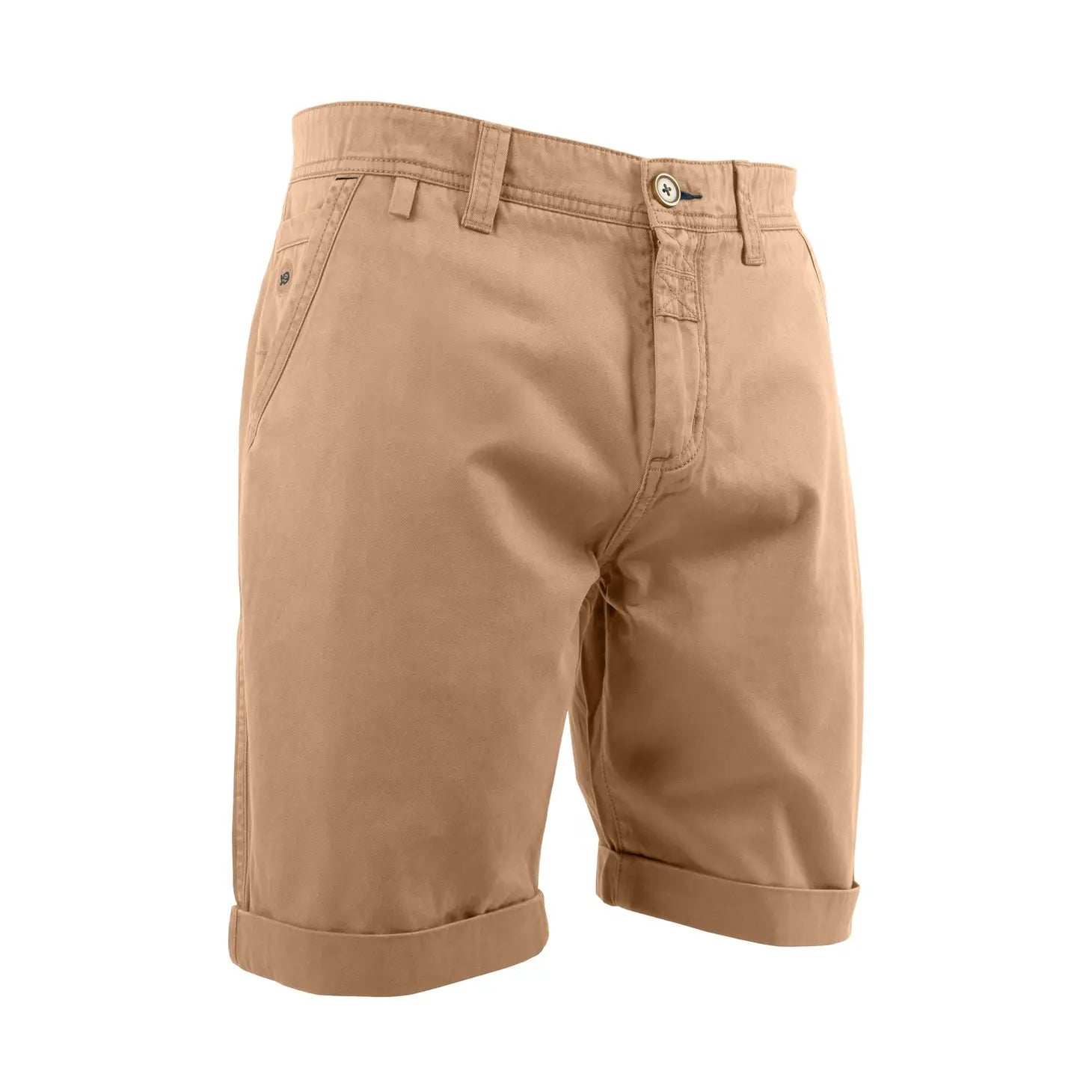 Faire,Billy Belt, Billy Belt Tan Bermuda Shorts, Tan, 34W-8.5L-Tag44
