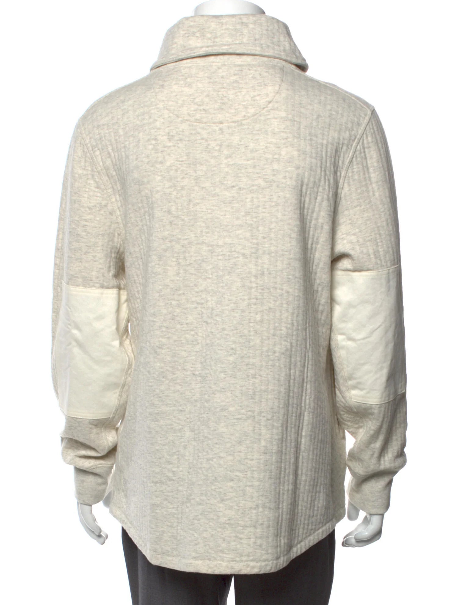 The RealReal,Billy Reid, Billy Reid Heather Cream Shawl Collar Pullover Sweater, Cream, Large-45-TagL