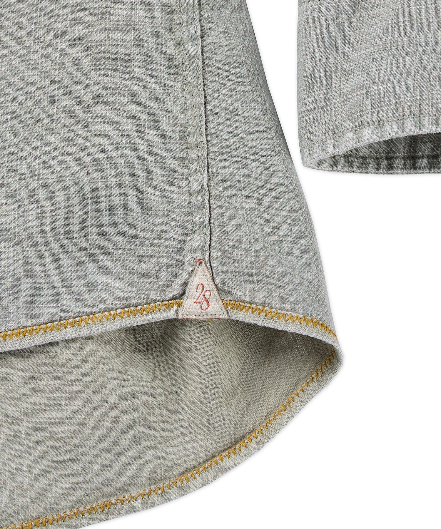 Brand Partner,Borgo28, Borgo28 Pastel Green Garment Washed Long Sleeve Button Up with Chest Pocket, Green, Extra Large-50-TagXL