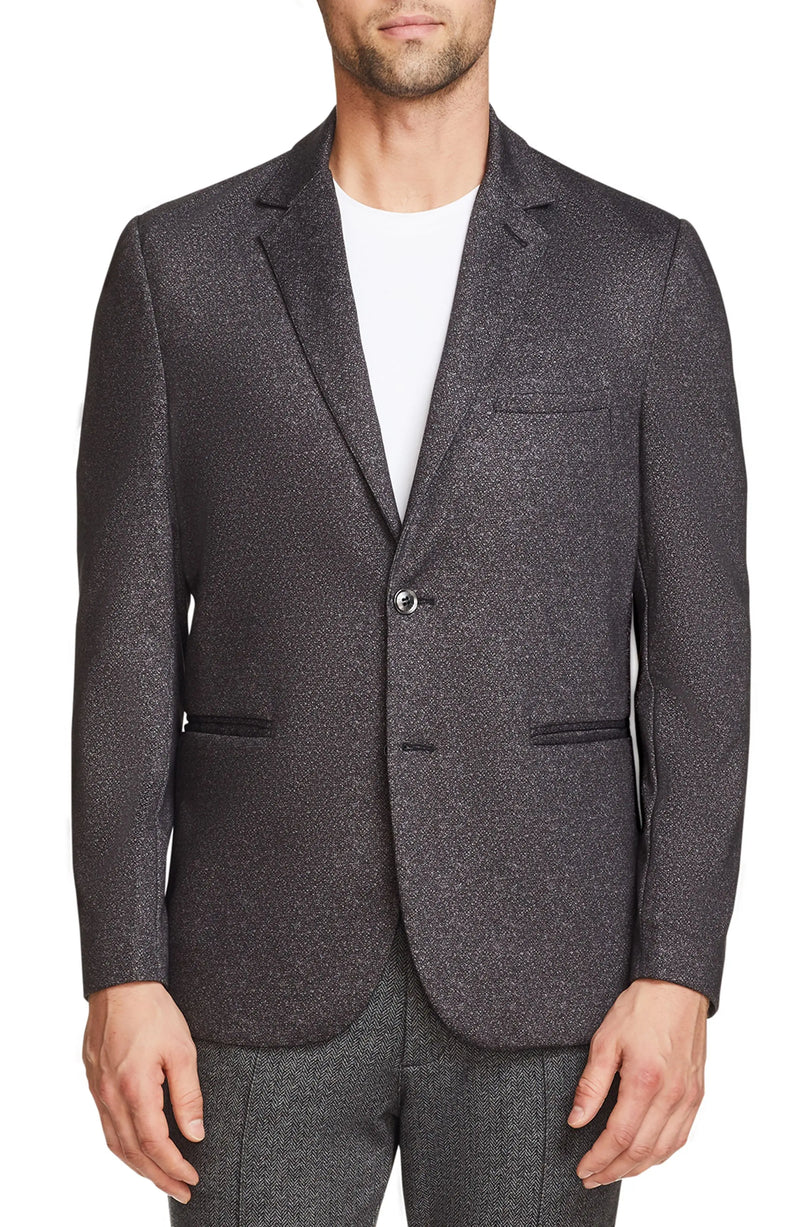 Brooklyn Brigade Charcoal Textured Knit Blazer