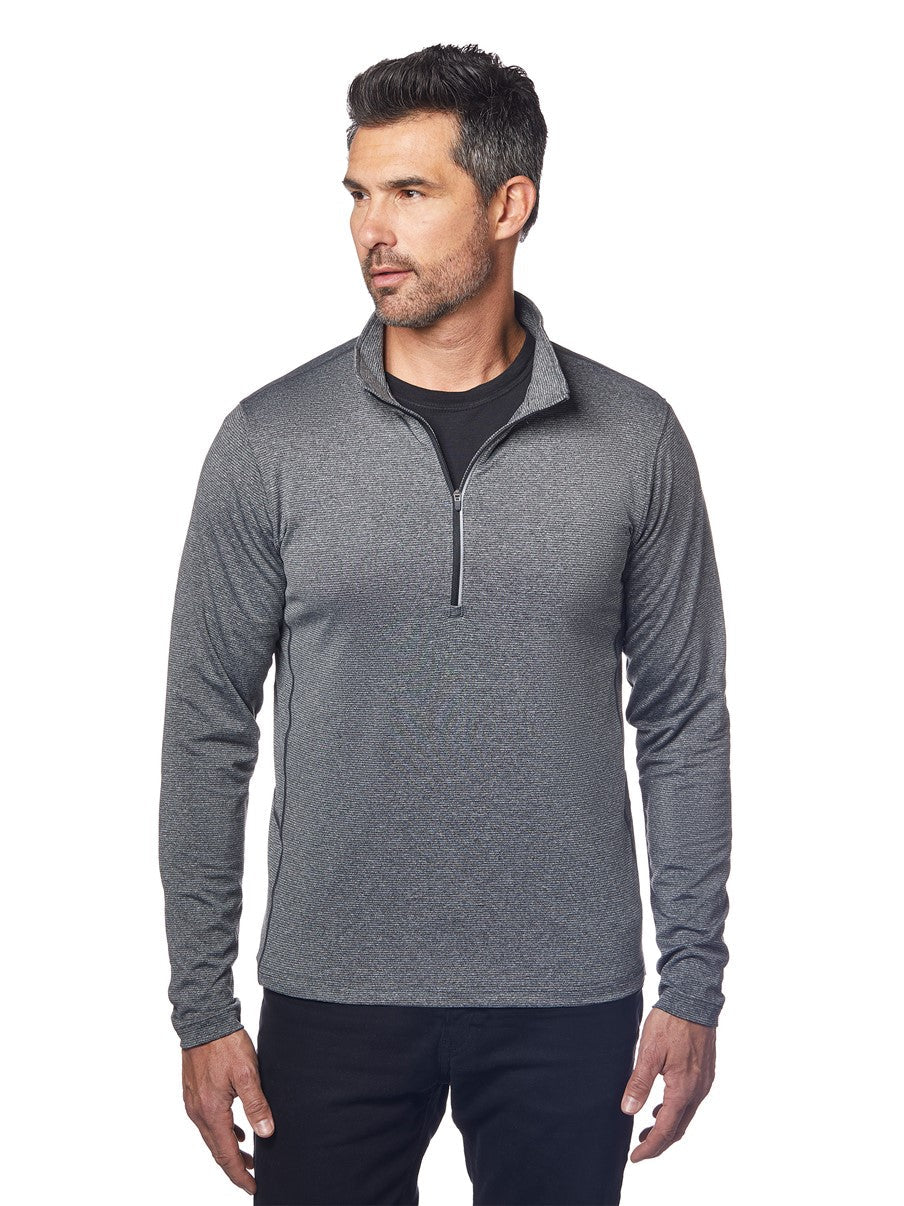 Brand Partner,Landway, Landway Grey Lightweight Quarter Zip Performance Sweatshirt, Grey, Medium-40-TagMMedium-42-TagM
