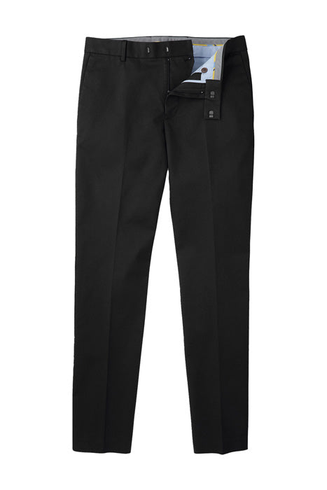 Otrium,Charles Tyrwhitt, Charles Tyrwhitt Navy Slim Fit Dress Chinos, Black, 36W-34L-Tag34