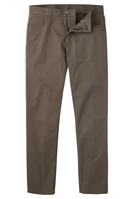 Otrium,Charles Tyrwhitt, Charles Tyrwhitt Light Brown Slim Fit 5 Pocket Cotton Stretch Pants, Brown, 34W-32L-Tag34