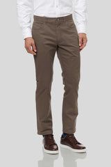 Charles Tyrwhitt Light Brown Slim Fit 5 Pocket Cotton Stretch Pants