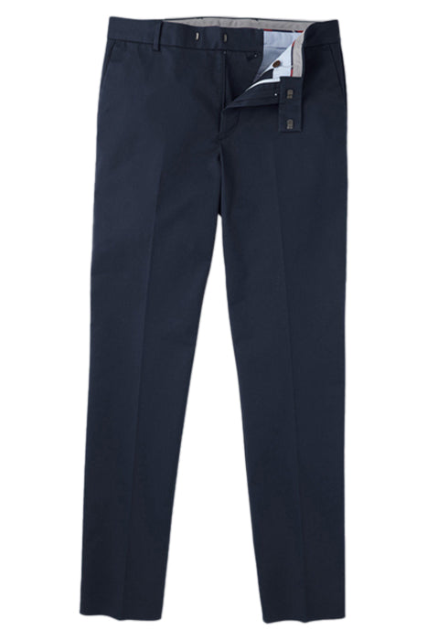 Otrium,Charles Tyrwhitt, Charles Tyrwhitt Navy Slim Fit Dress Chinos, Blue, 38W-34L-Tag36