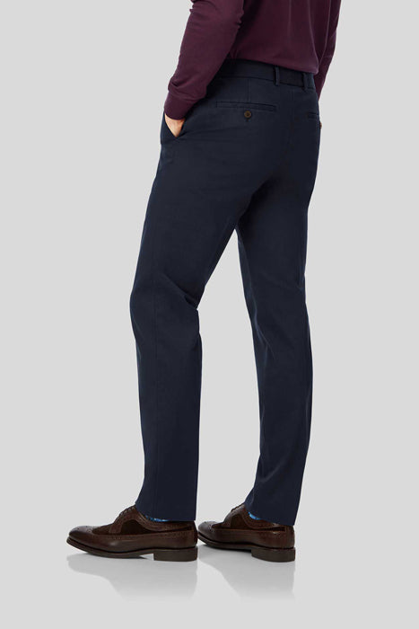 Otrium,Charles Tyrwhitt, Charles Tyrwhitt Navy Slim Fit Dress Chinos, Blue, 38W-34L-Tag36