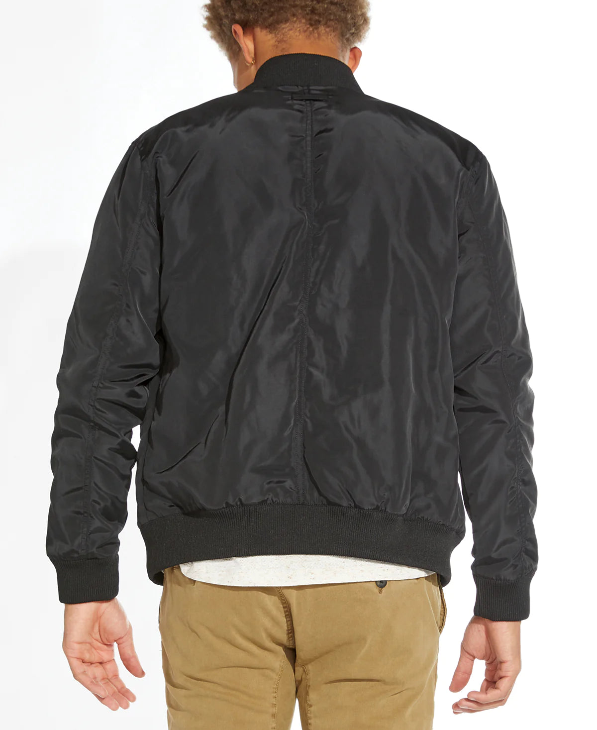 Wholesale,Civil Society, Civil Society Black Lightweight Reversible Bomber, Black, Large-48-TagL
