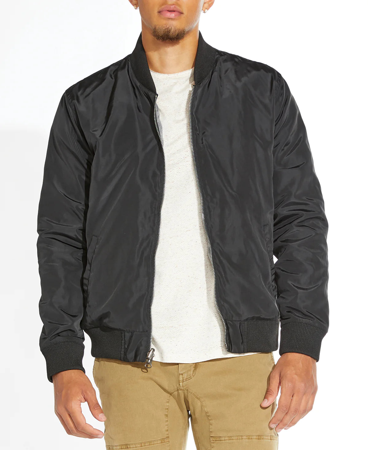 Wholesale,Civil Society, Civil Society Black Lightweight Reversible Bomber, Black, Medium-47-TagM