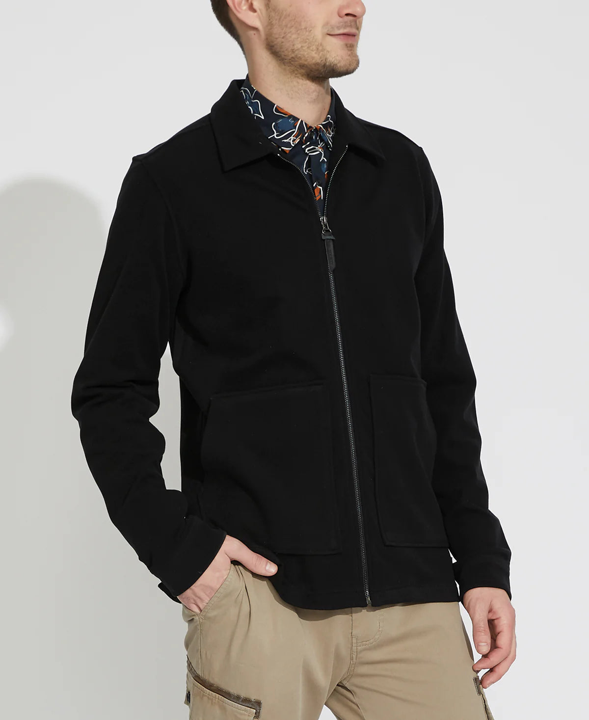 Wholesale,Civil Society, Civil Society Black Marled Knit Jacket, Black, Extra Extra Large-50-TagXXL
