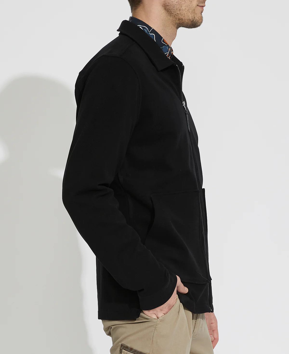 Wholesale,Civil Society, Civil Society Black Marled Knit Jacket, Black, Extra Extra Large-50-TagXXL