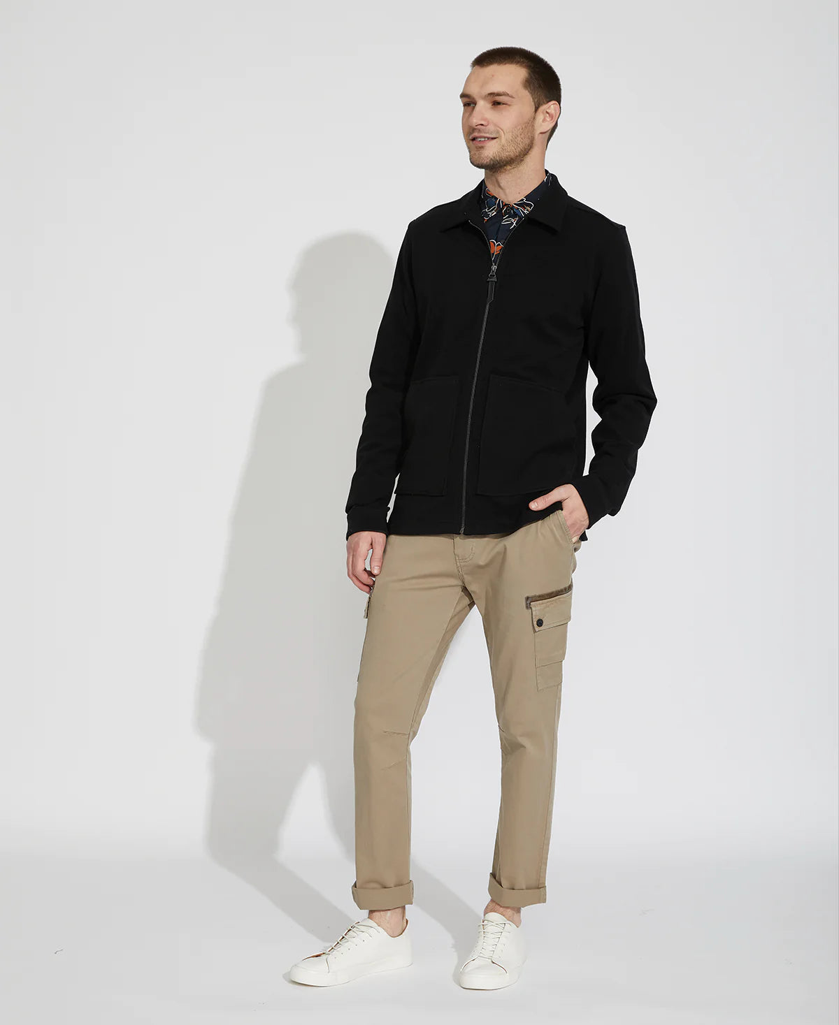 Wholesale,Civil Society, Civil Society Black Marled Knit Jacket, Black, Extra Extra Large-50-TagXXL