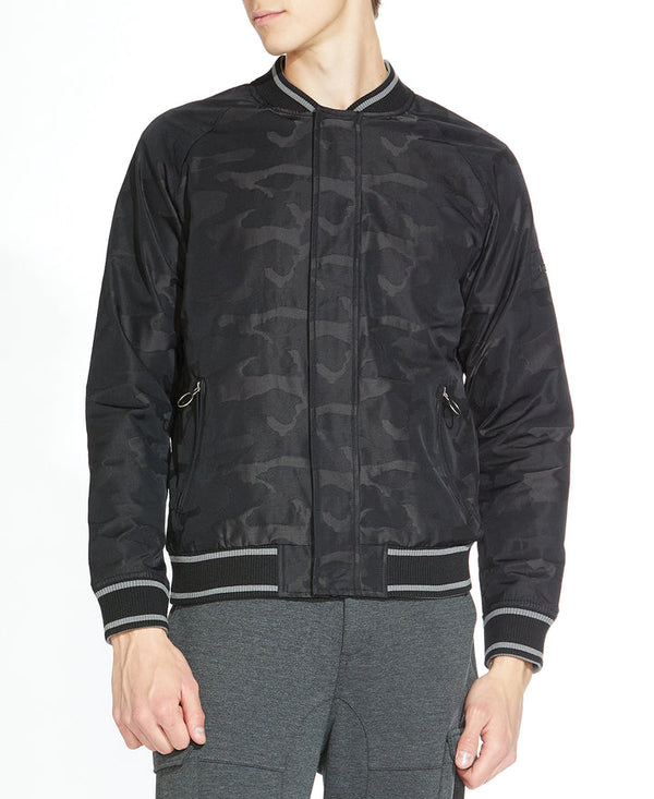 Civil Society Camo Print Lightweight Bomber Jacket