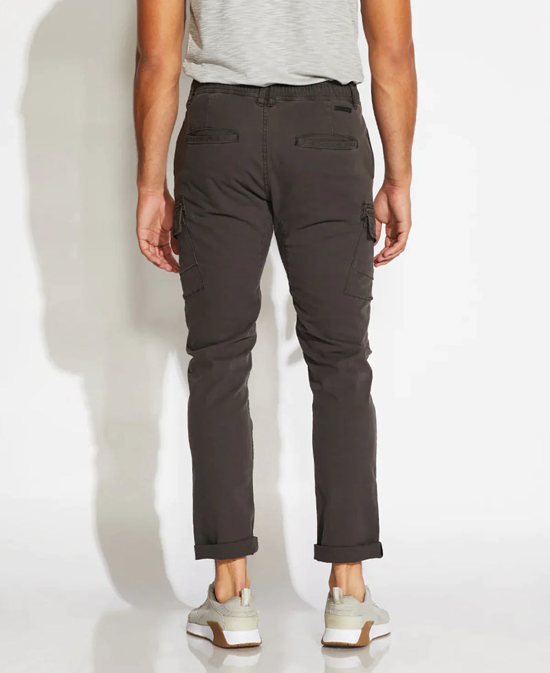 Buy Krystle Men's Dark Grey Cotton Slim fit Cargo Pant at Amazon.in