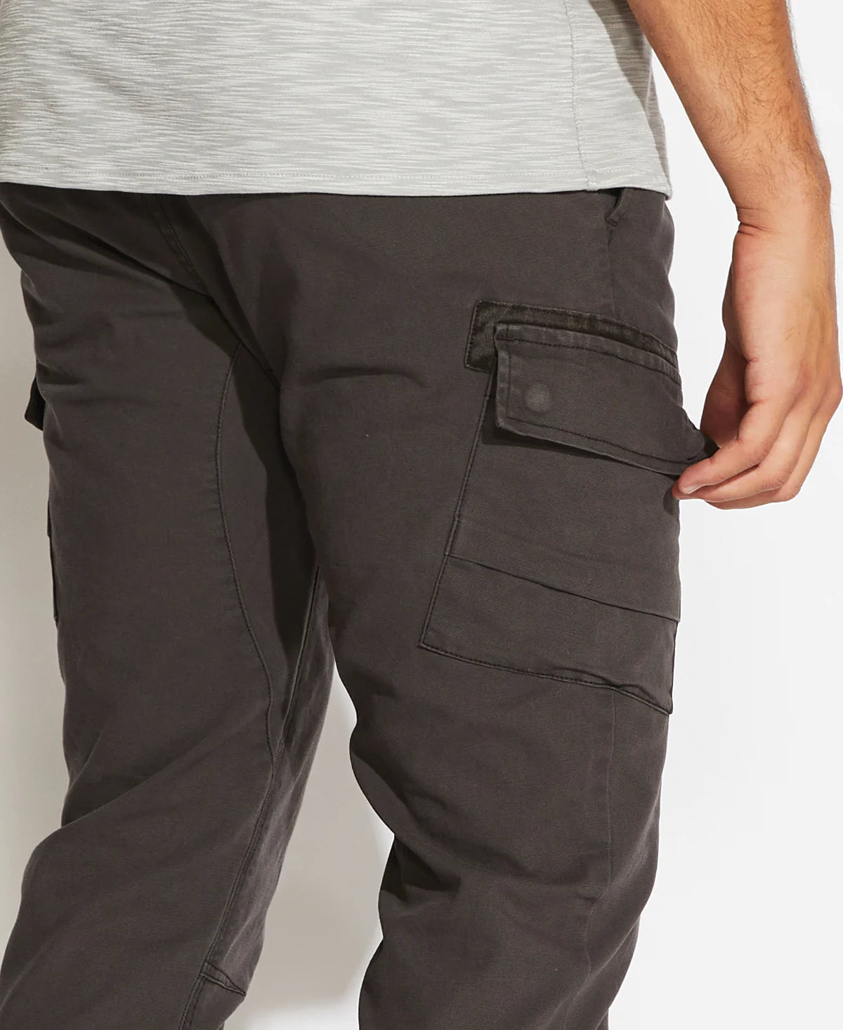Wholesale,Civil Society, Civil Society Dark Grey Slim Fit Cargo Pants, Grey, 30W-30L-Tag30